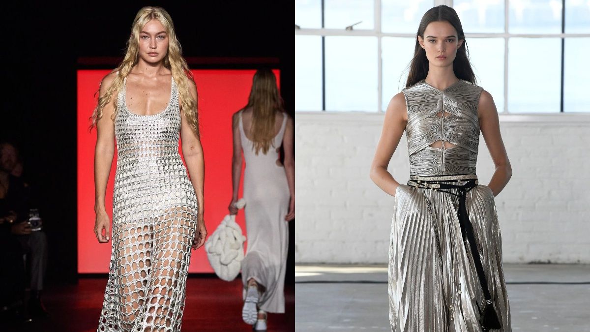 Самые красивые платья нового сезона в серебристом цвете Самые красивые платья нового сезона в серебристом цвете
