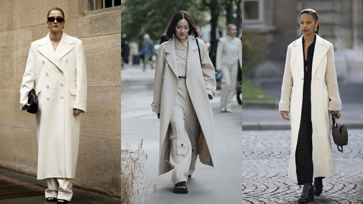 Стильні образи зі світлим пальто Стильні образи зі світлим пальто