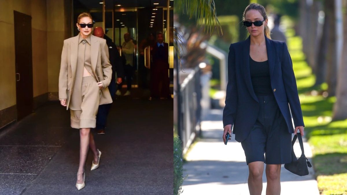 Жакет с шортами - тренд весны 2023 Жакет с шортами - тренд весны 2023