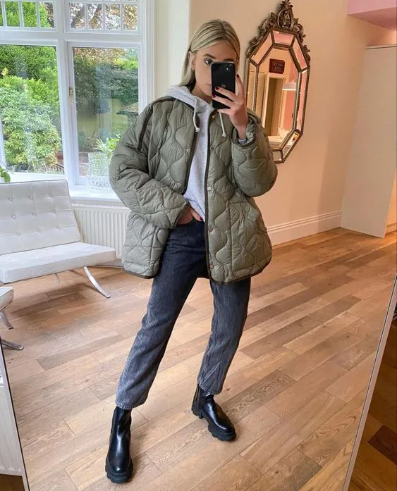 Популярні стьобані куртки на весняний сезон Популярні стьобані куртки на весняний сезон