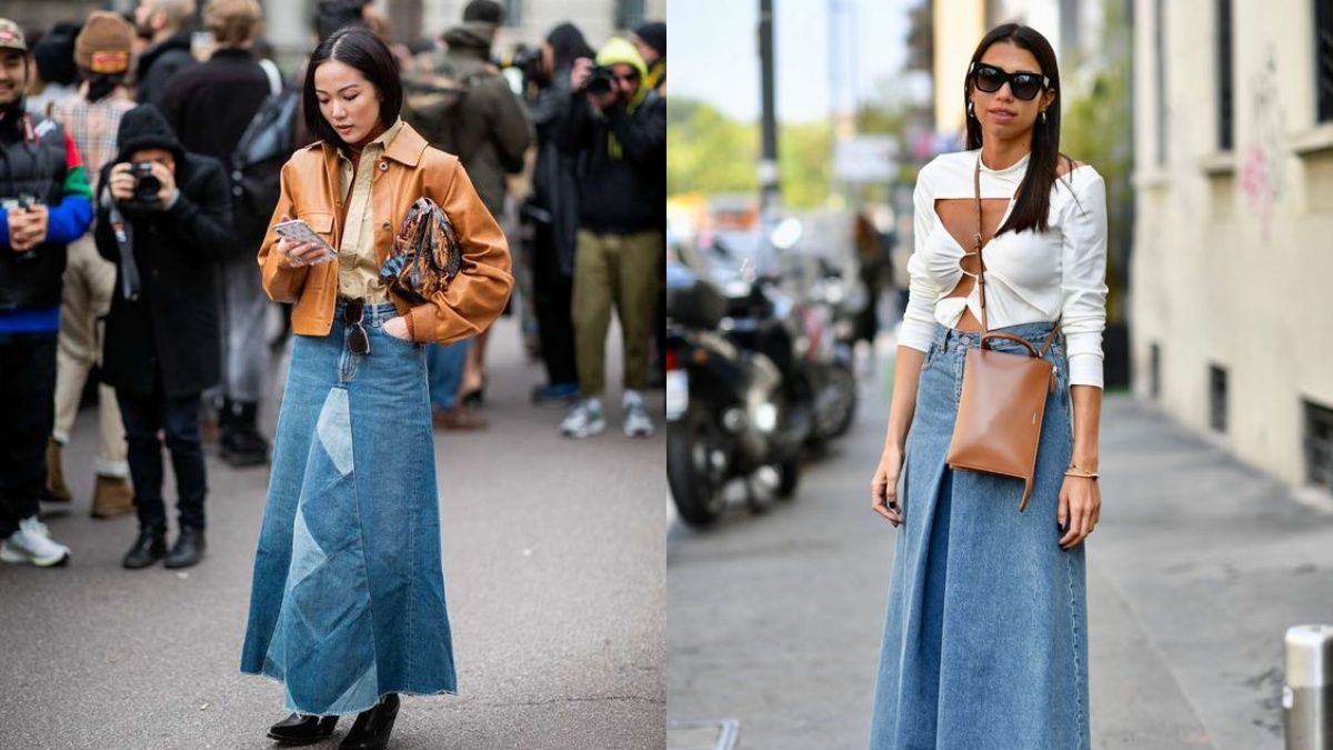 Джинсовая юбка - тренд весны 2023 Джинсовая юбка - тренд весны 2023