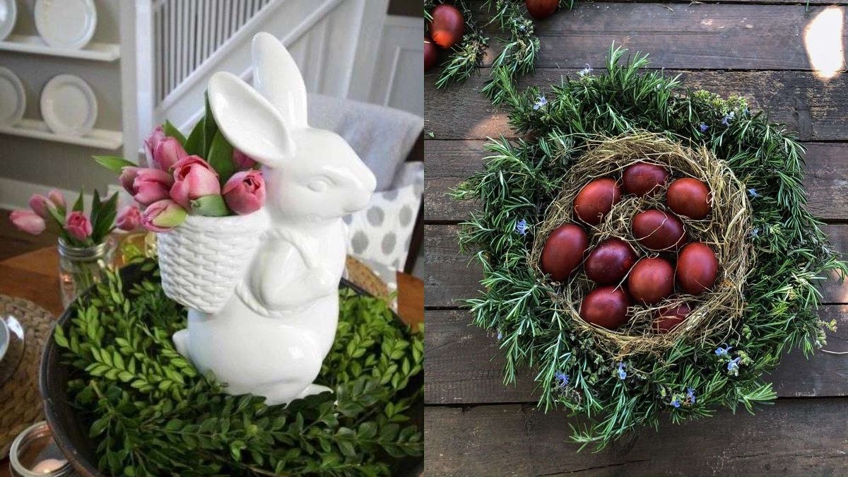 Простой и интересный декор дома на Пасху Простой и интересный декор дома на Пасху