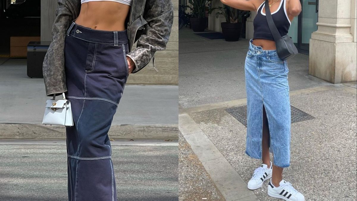 Трендовые джинсовые юбки на лето 2023