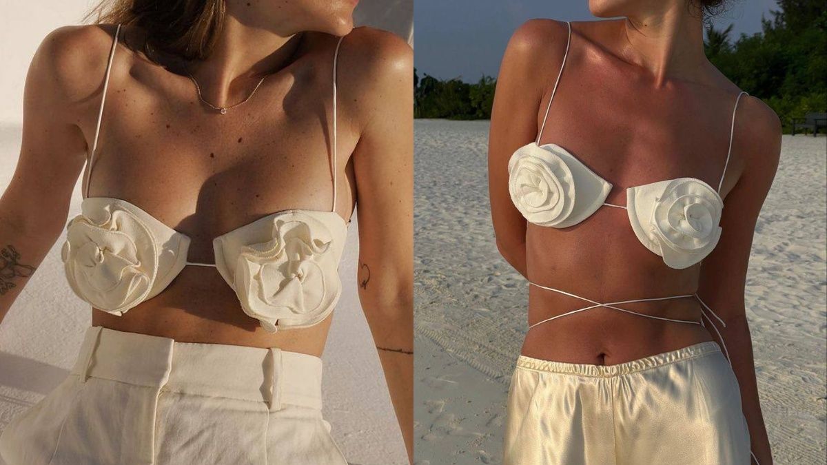 Квіткові топ-бра - тренд літа 2023 Квіткові топ-бра - тренд літа 2023