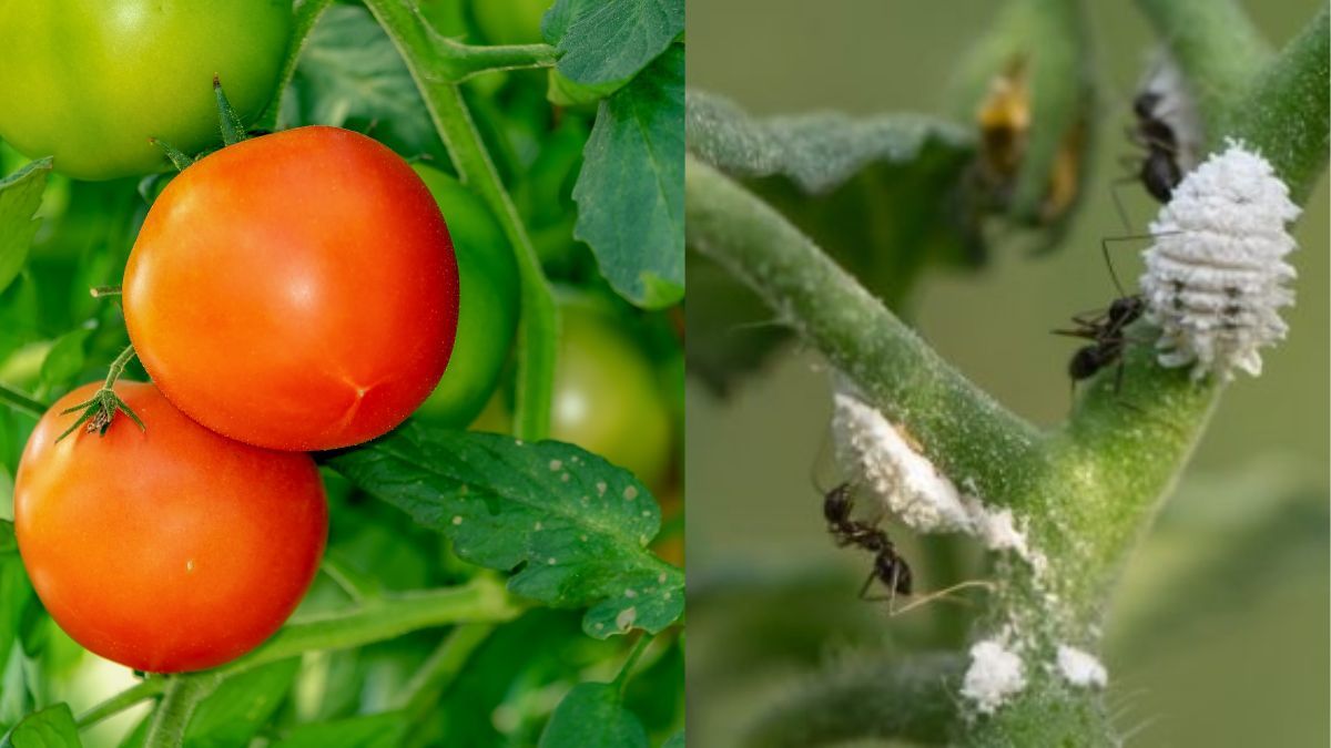 Попелиця на помідорах: причини появи та методи боротьби