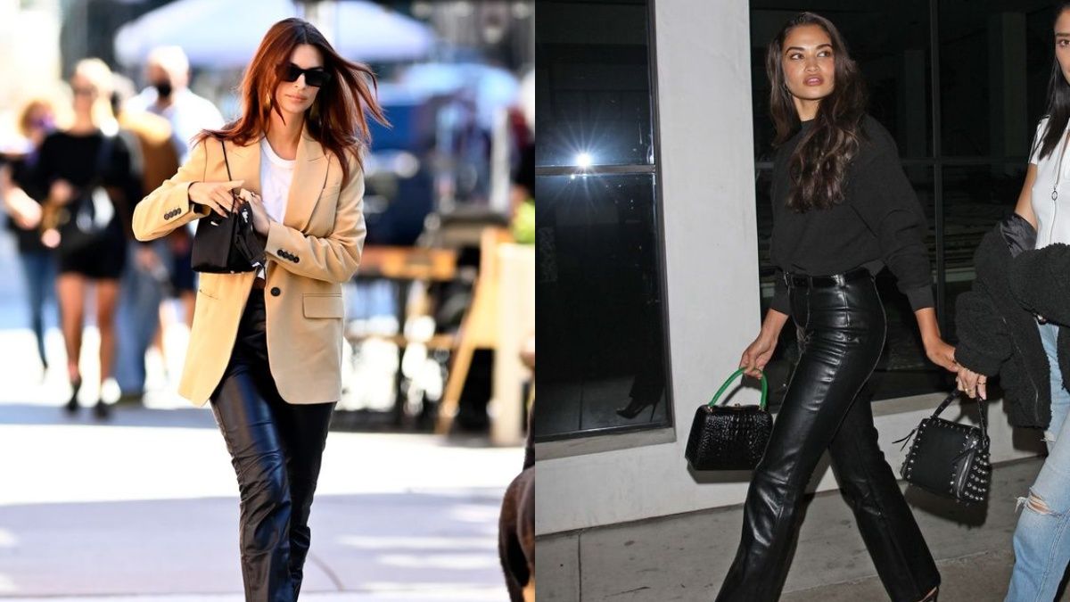 Стильные и модные образы с кожаными брюками Стильные и модные образы с кожаными брюками