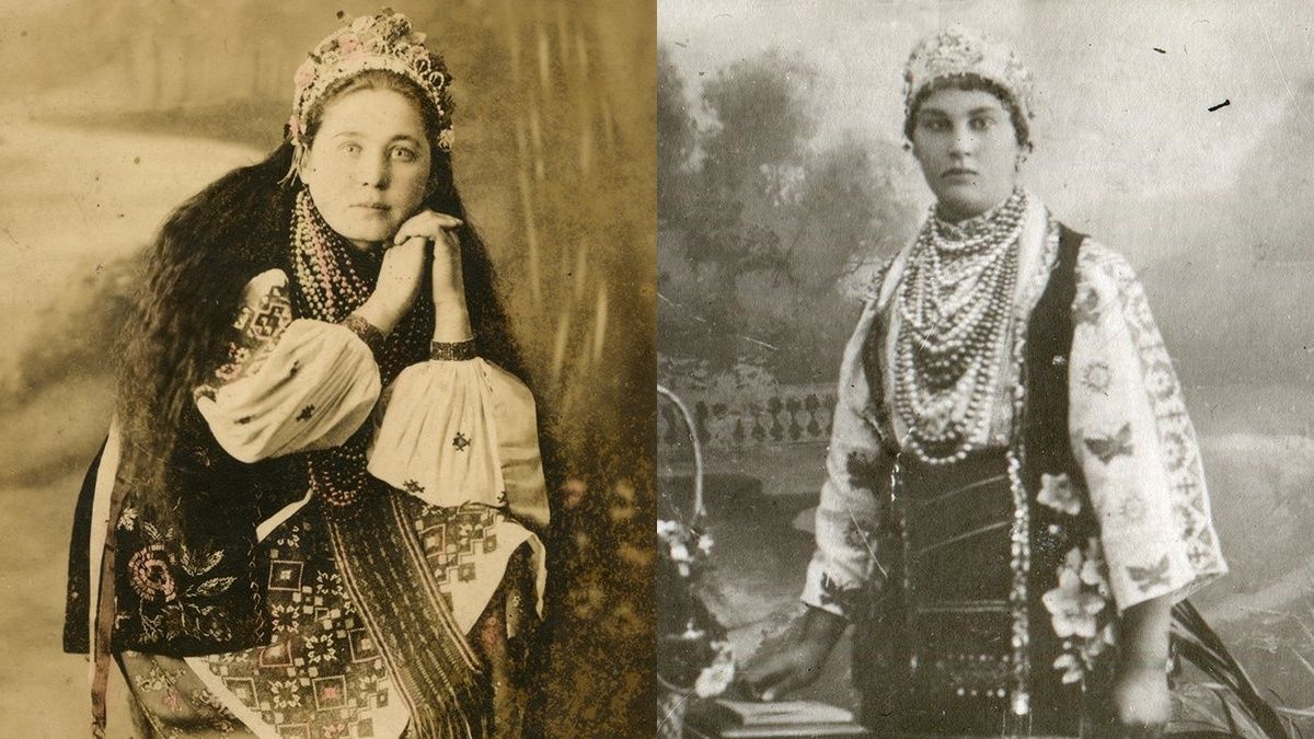 Древние вышиванки на украинцах Древние вышиванки на украинцах