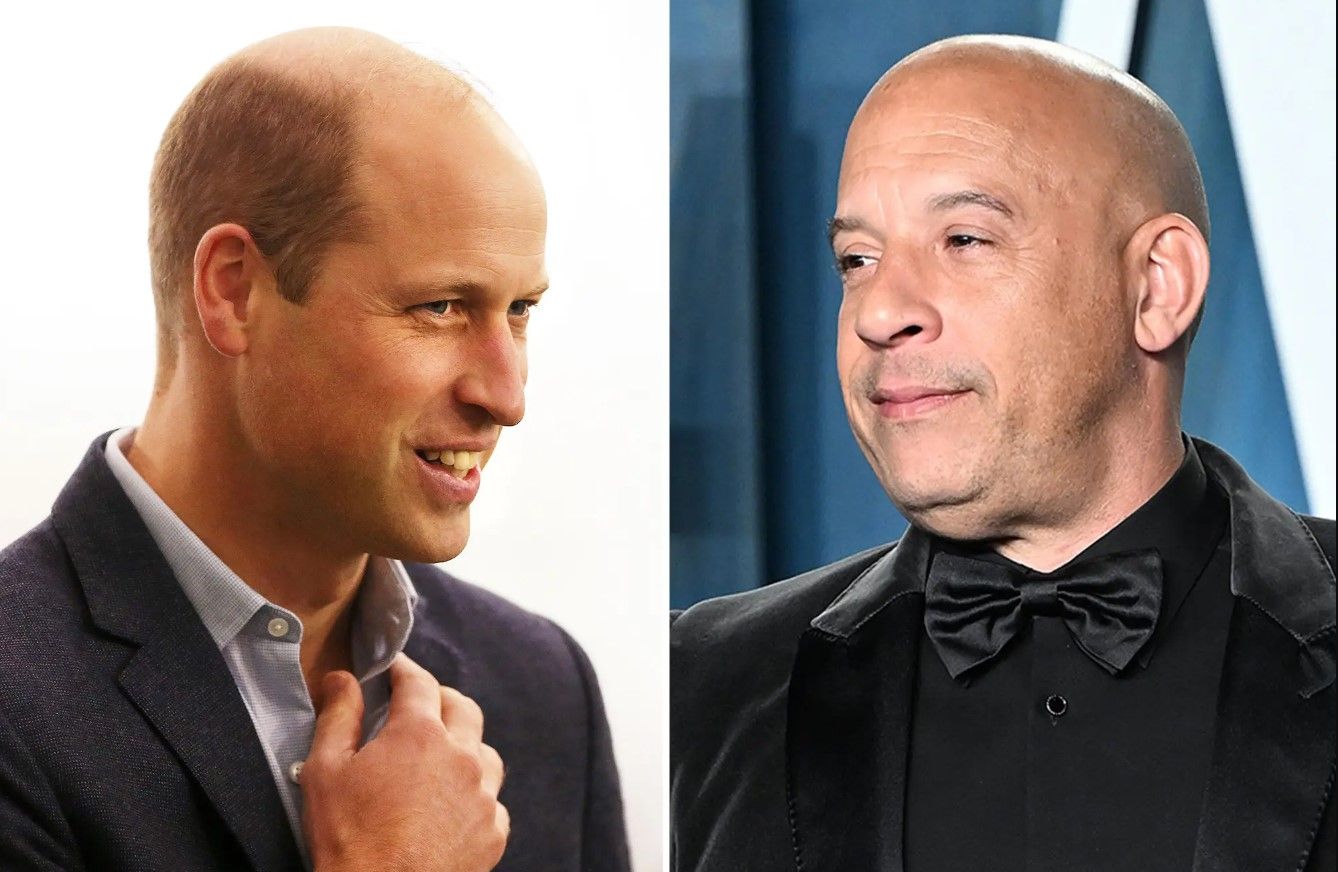 Він Дізель переміг принца Вільяма у рейтинзі голомозих чоловіків Він Дізель переміг принца Вільяма у рейтинзі голомозих чоловіків