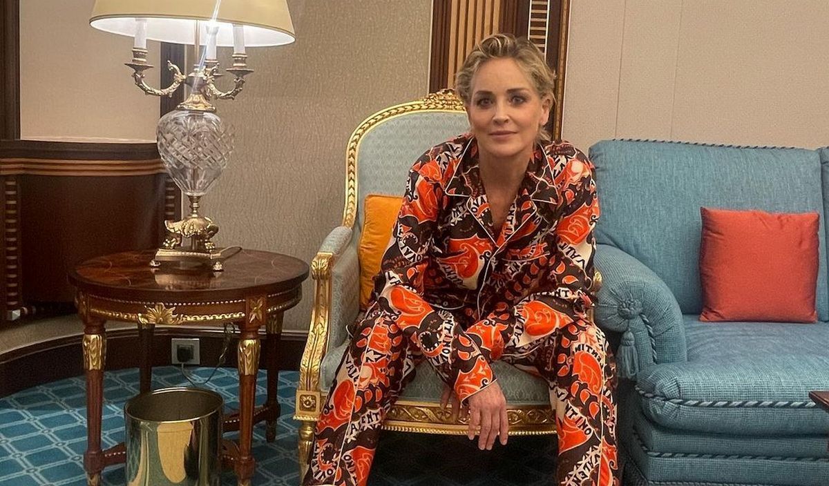 Шерон Стоун вражає своєю формою Шерон Стоун вражає своєю формою