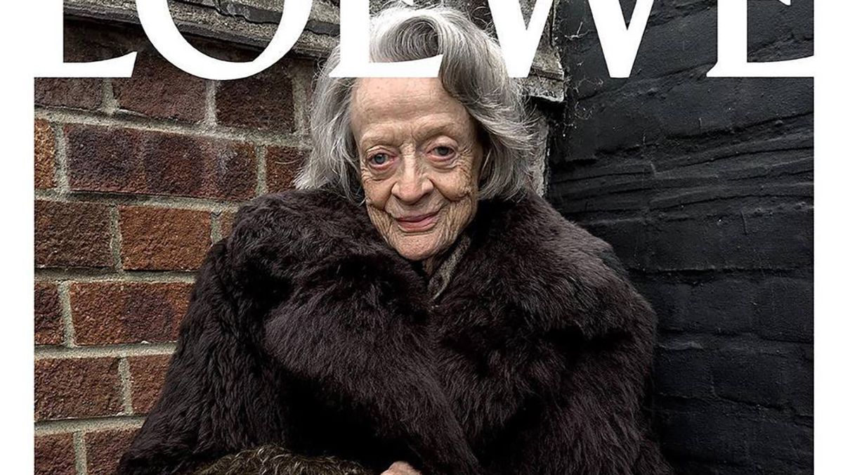 Меггі Сміт в рекламі Loewe Меггі Сміт в рекламі Loewe