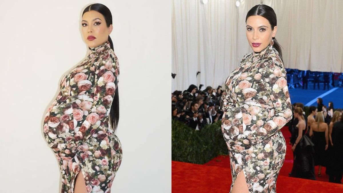 Кортни Кардашян повторила образ сестры Ким Кортни Кардашян повторила образ сестры Ким