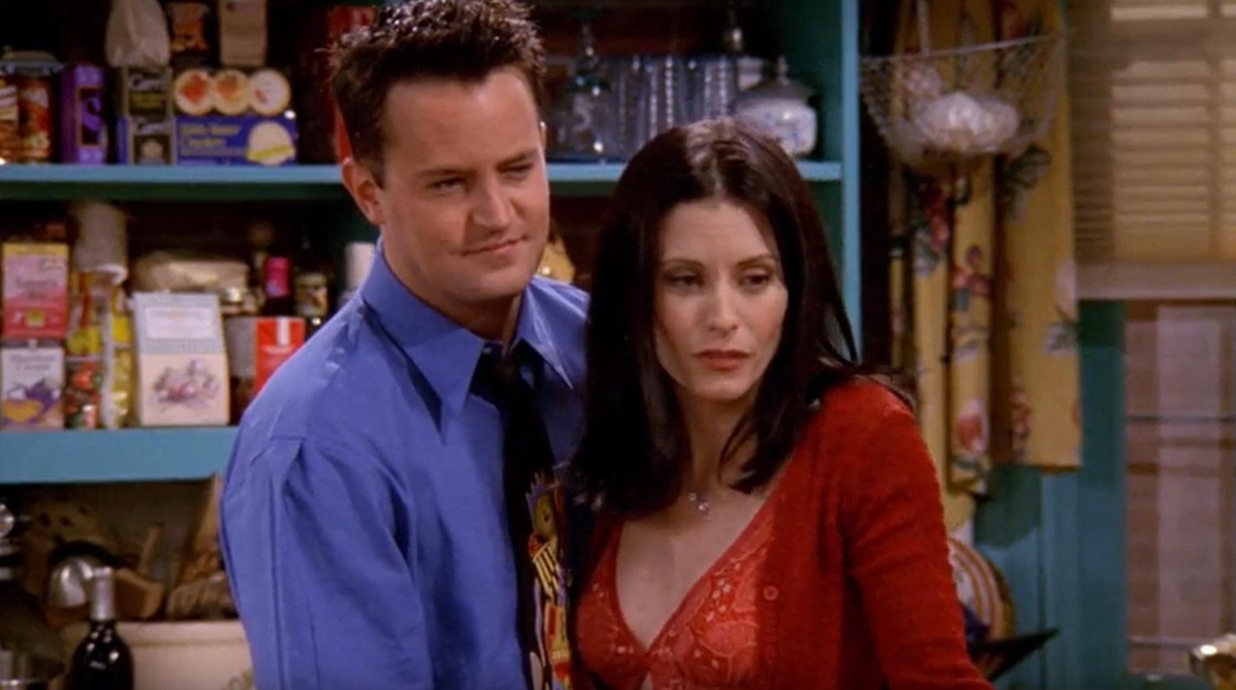 Меттью Перрі і Кортні Кокс у серіалі Друзі Меттью Перрі і Кортні Кокс у серіалі Друзі