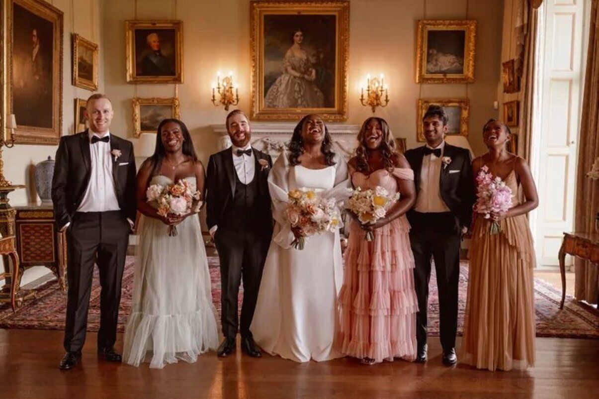 Свадьба в стиле Бриджертонов - фото со свадьбы в Великобритании