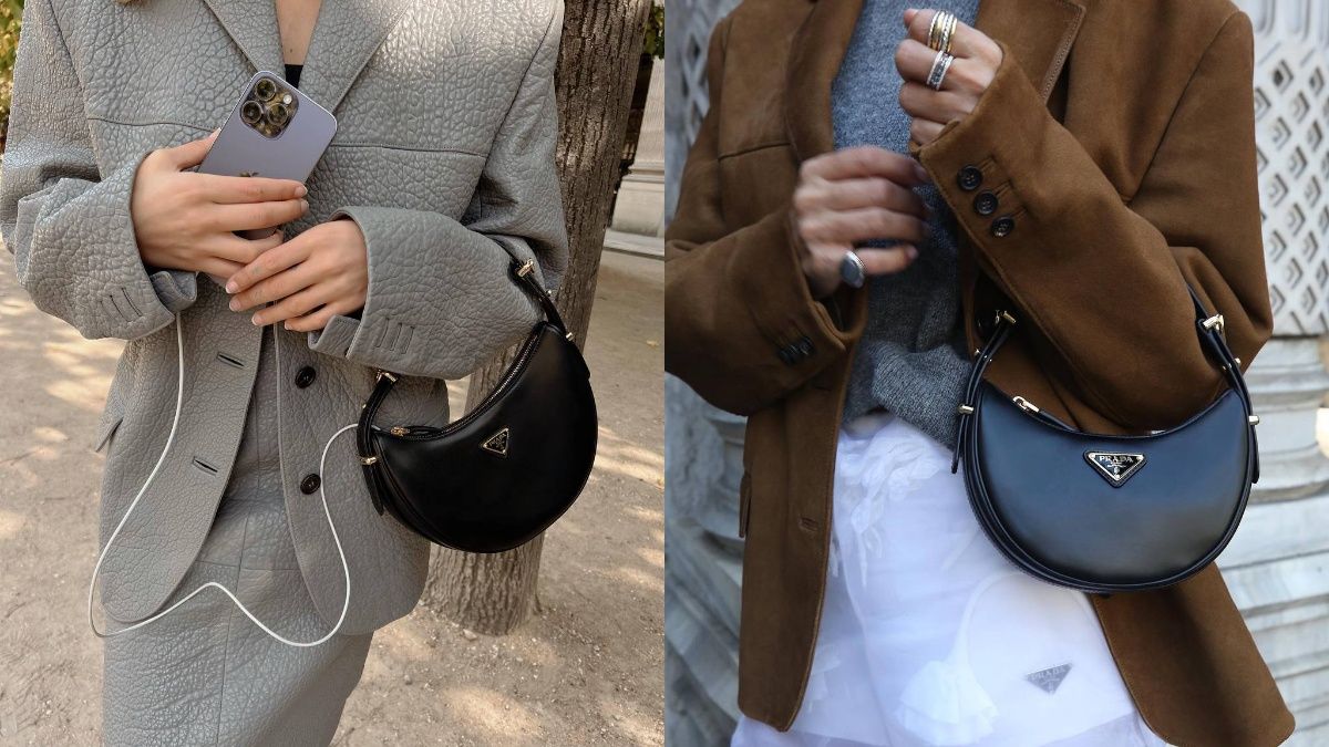 Трендовые сумки в форме полумесяца Трендовые сумки в форме полумесяца