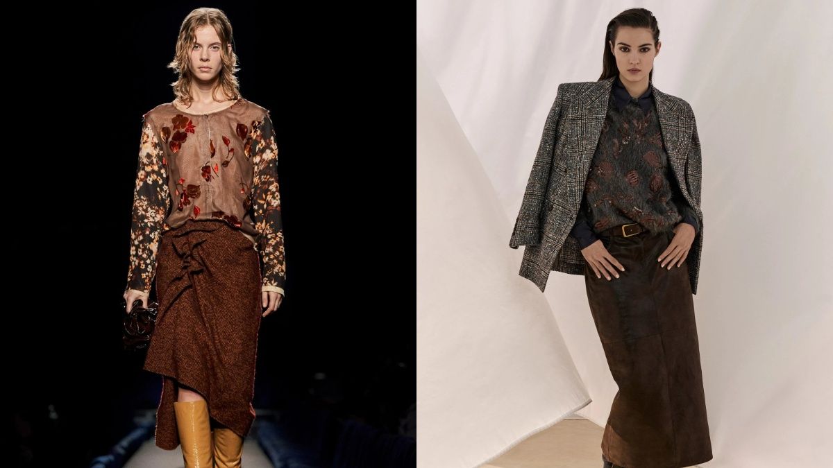 Цікаві образи з коричневою спідницею Цікаві образи з коричневою спідницею