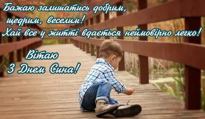 День сина в Україні - добірка привітань у картинках зі святом - Lifestyle 24