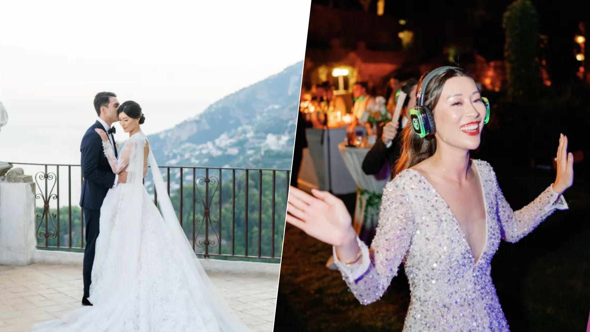 Невеста сменила на свадьбе 4 образа - фото свадебной одежды Невеста сменила на свадьбе 4 образа - фото свадебной одежды