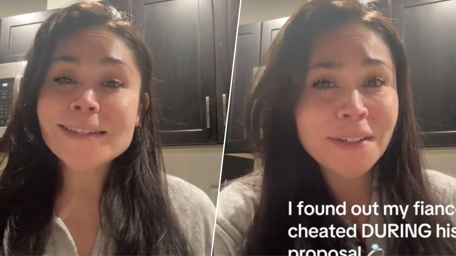 Жінка дізналася, що чоловік їй зраджує у момент, коли він їй освідчувався Жінка дізналася, що чоловік їй зраджує у момент, коли він їй освідчувався