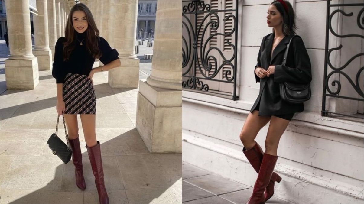 Бордові чоботи – найпопулярніше взуття сезону Бордові чоботи – найпопулярніше взуття сезону