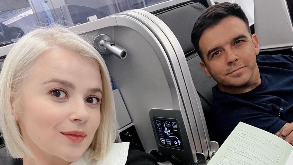 Міка Ньютон з чоловіком Міка Ньютон з чоловіком