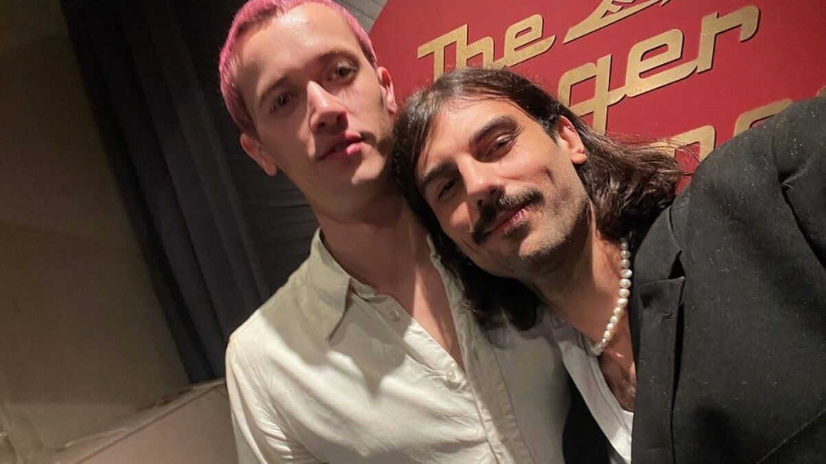 Костя Гончарук з виконавцем головної ролі Томом Блайтом Костя Гончарук з виконавцем головної ролі Томом Блайтом