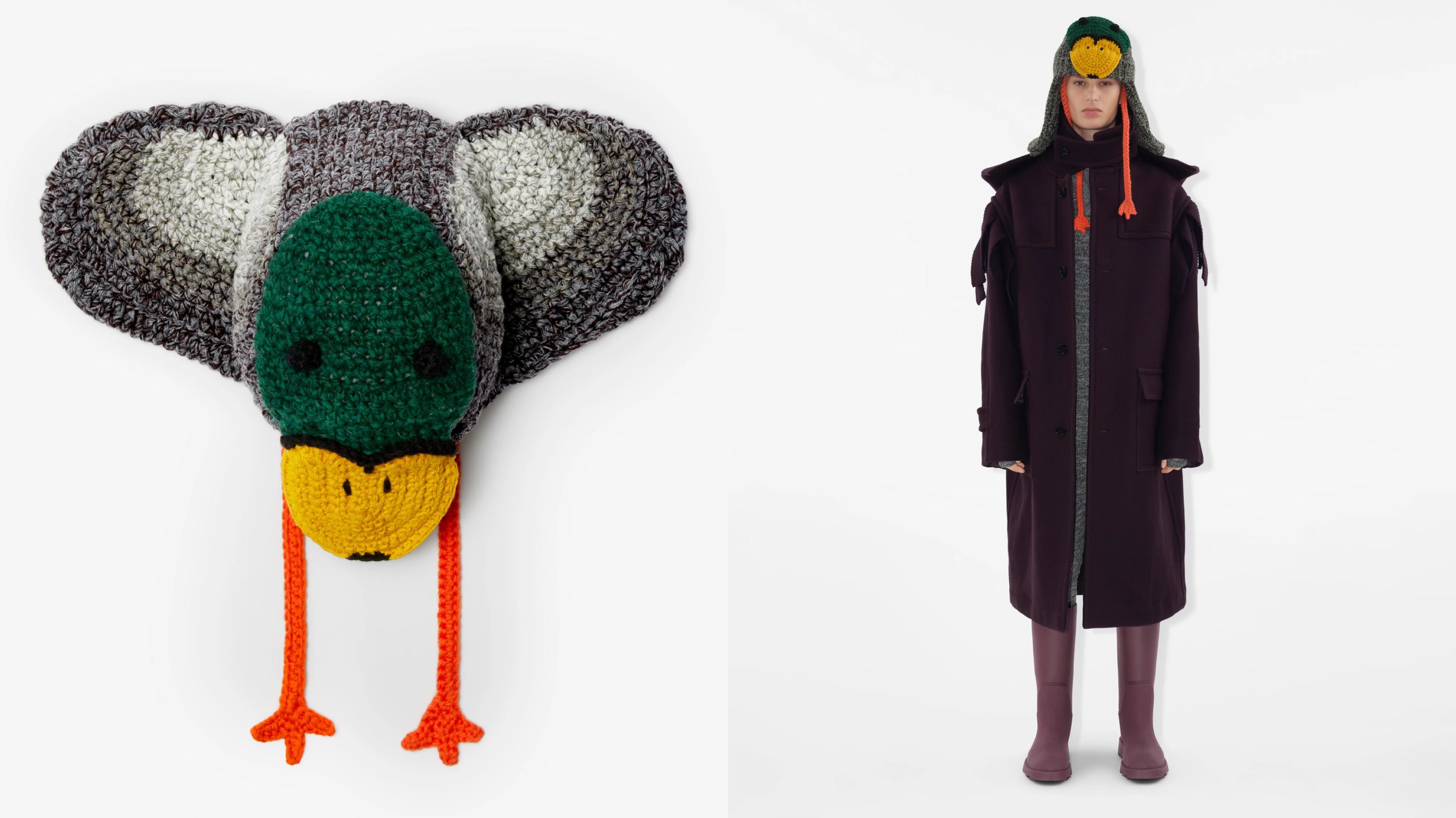 Шапка у формі качки від Burberry Шапка у формі качки від Burberry