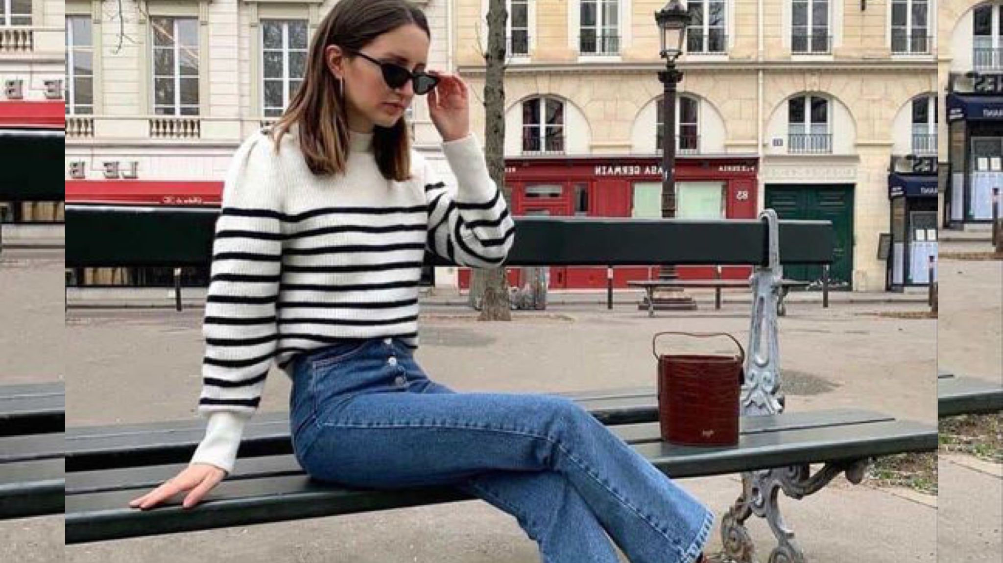 Трендовий образ з джинсами Трендовий образ з джинсами