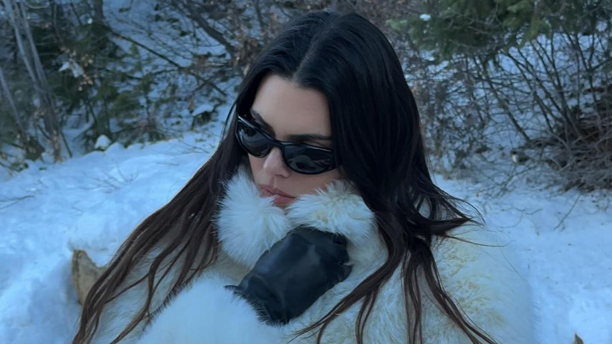 Кендалл Дженнер в трендовой зимней шубе Кендалл Дженнер в трендовой зимней шубе