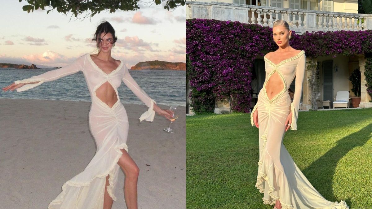 Кендалл Дженнер и Эльза Хоск в одинаковых платьях Кендалл Дженнер и Эльза Хоск в одинаковых платьях