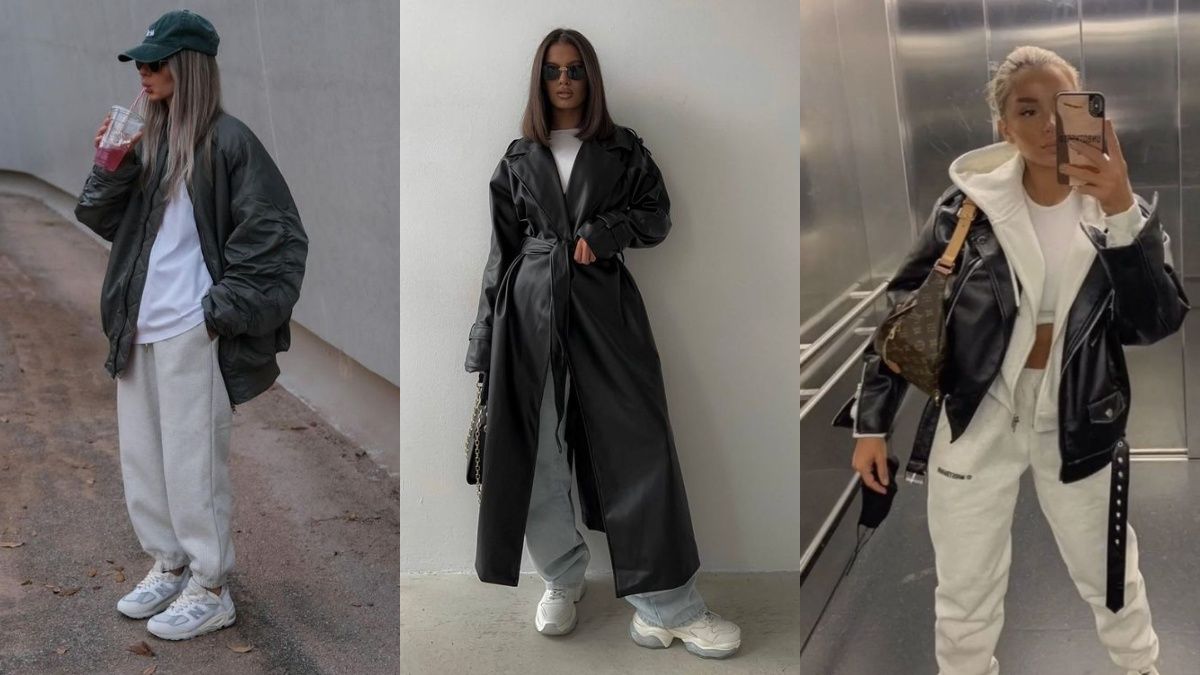 Стильные образы на весну со спортивными брюками Стильные образы на весну со спортивными брюками