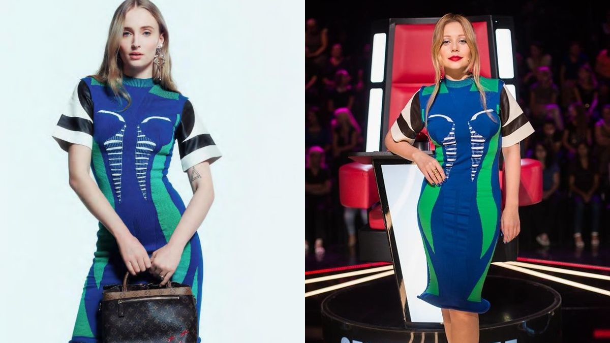 Софі Тернер і Тіна Кароль в однакових платтях Софі Тернер і Тіна Кароль в однакових платтях