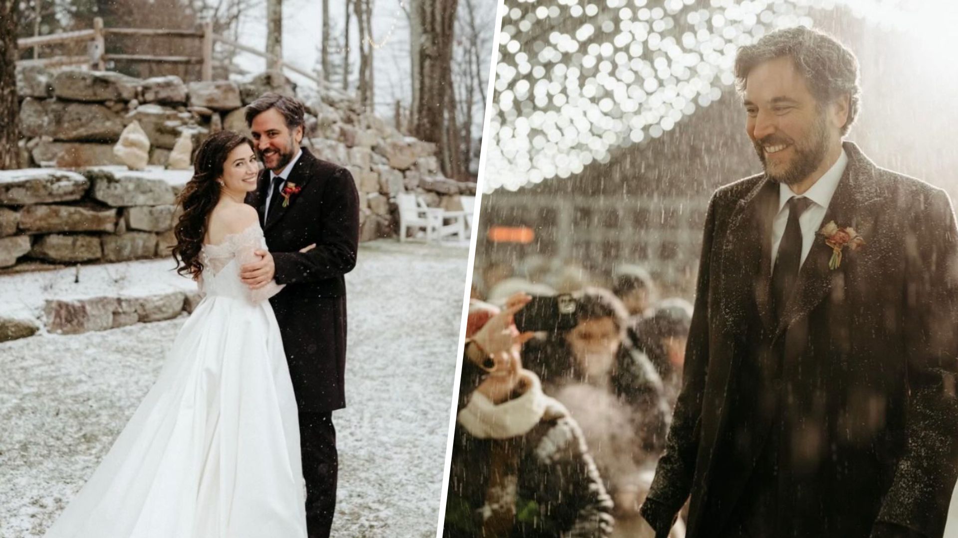 Джош Рендор одружився - фото з зимового весілля
