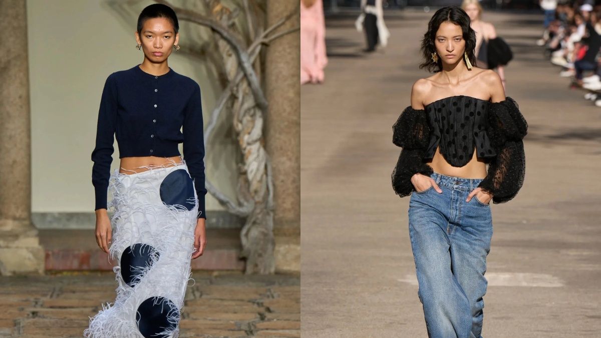 Стильні образи з гороховим принтом Стильні образи з гороховим принтом