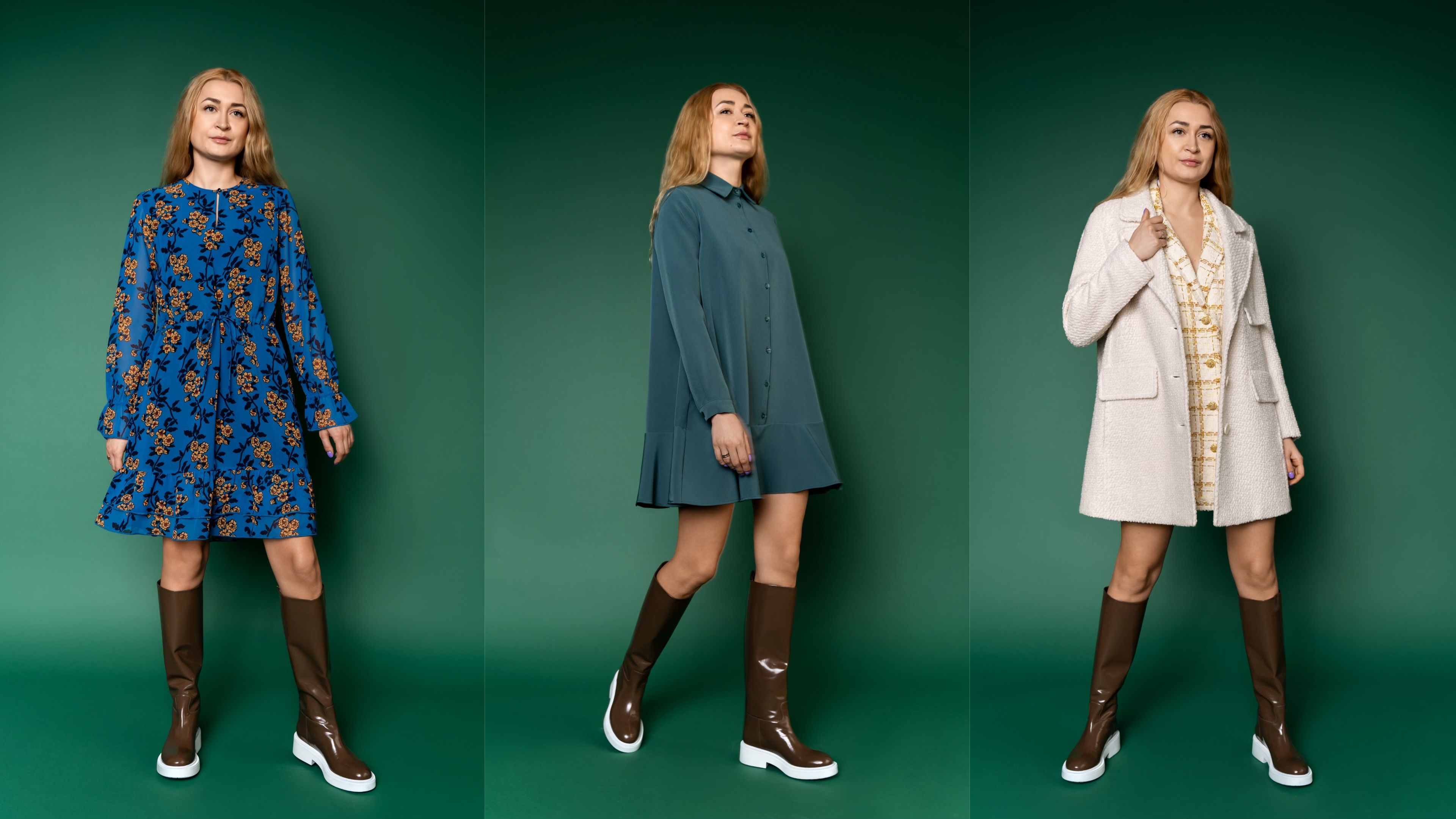 Стильні сукні, які зручно носити взимку Стильні сукні, які зручно носити взимку