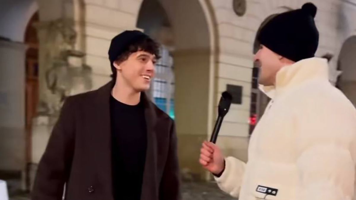 Николас Карма встретил на улице Львова известного певца