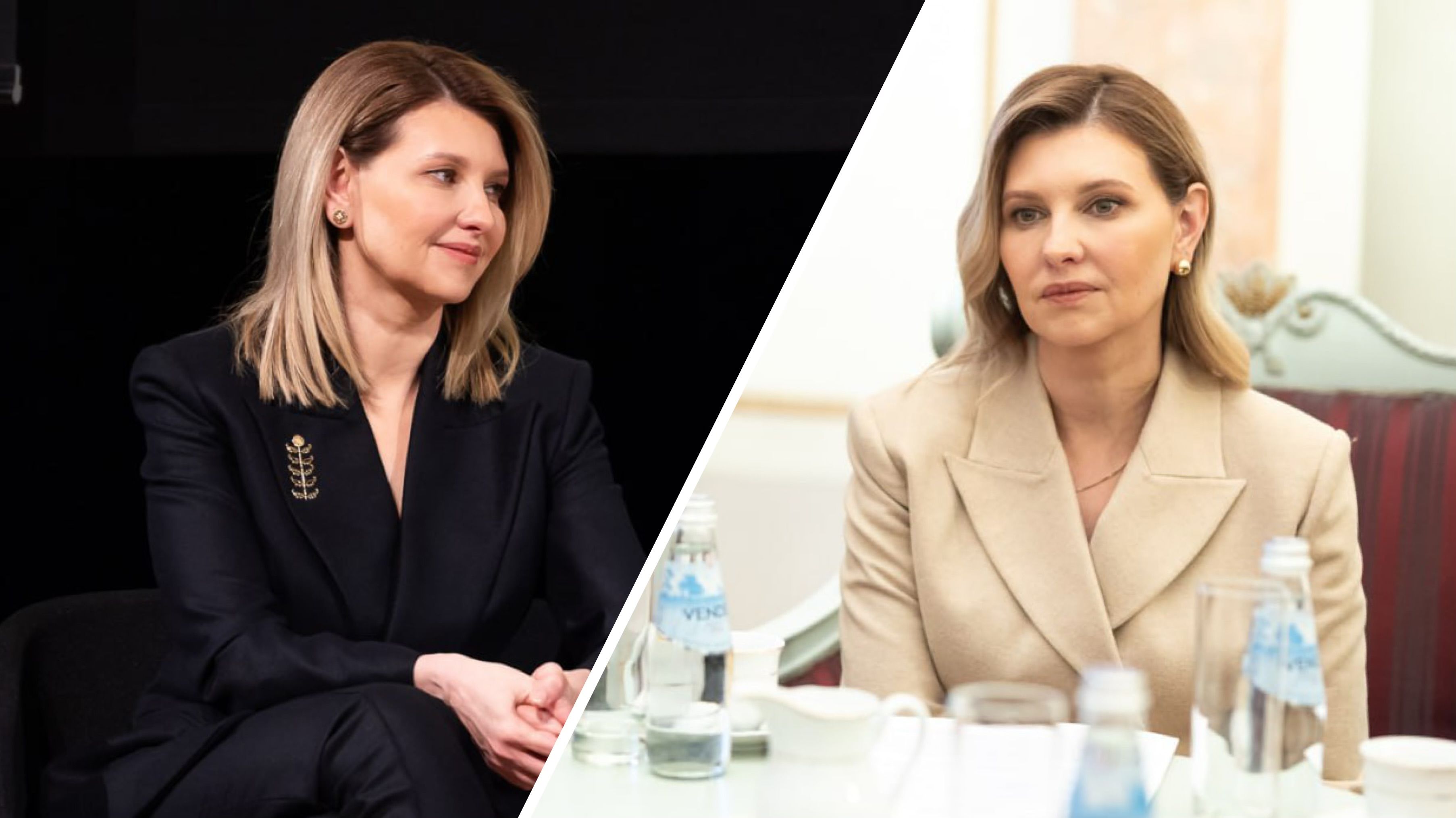 Елена Зеленская в костюме от Gasanova в костюме от Gasanova Елена Зеленская в костюме от Gasanova в костюме от Gasanova