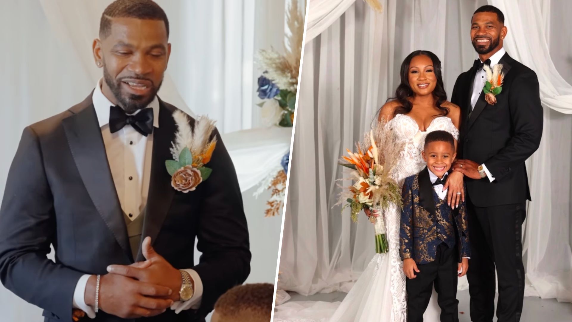 Наречений довів усіх до сліз обітницею для сина коханої - відео та фото Наречений довів усіх до сліз обітницею для сина коханої - відео та фото