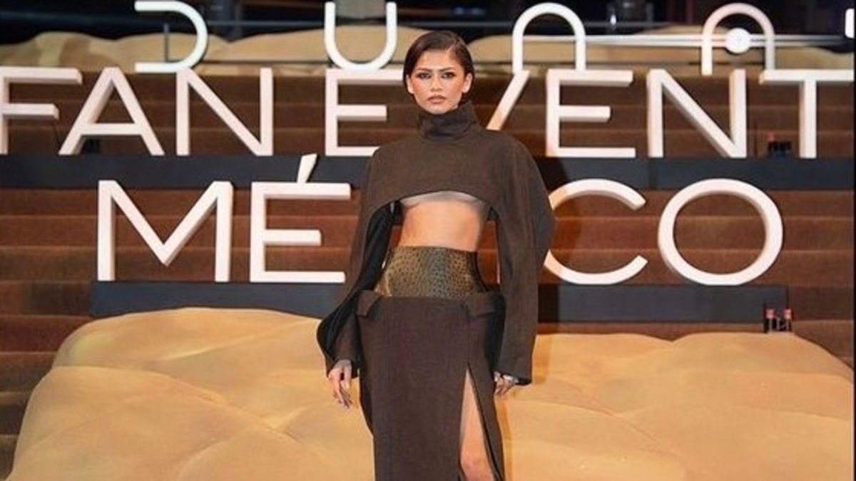 Зендея на показе в Мексике Зендея на показе в Мексике