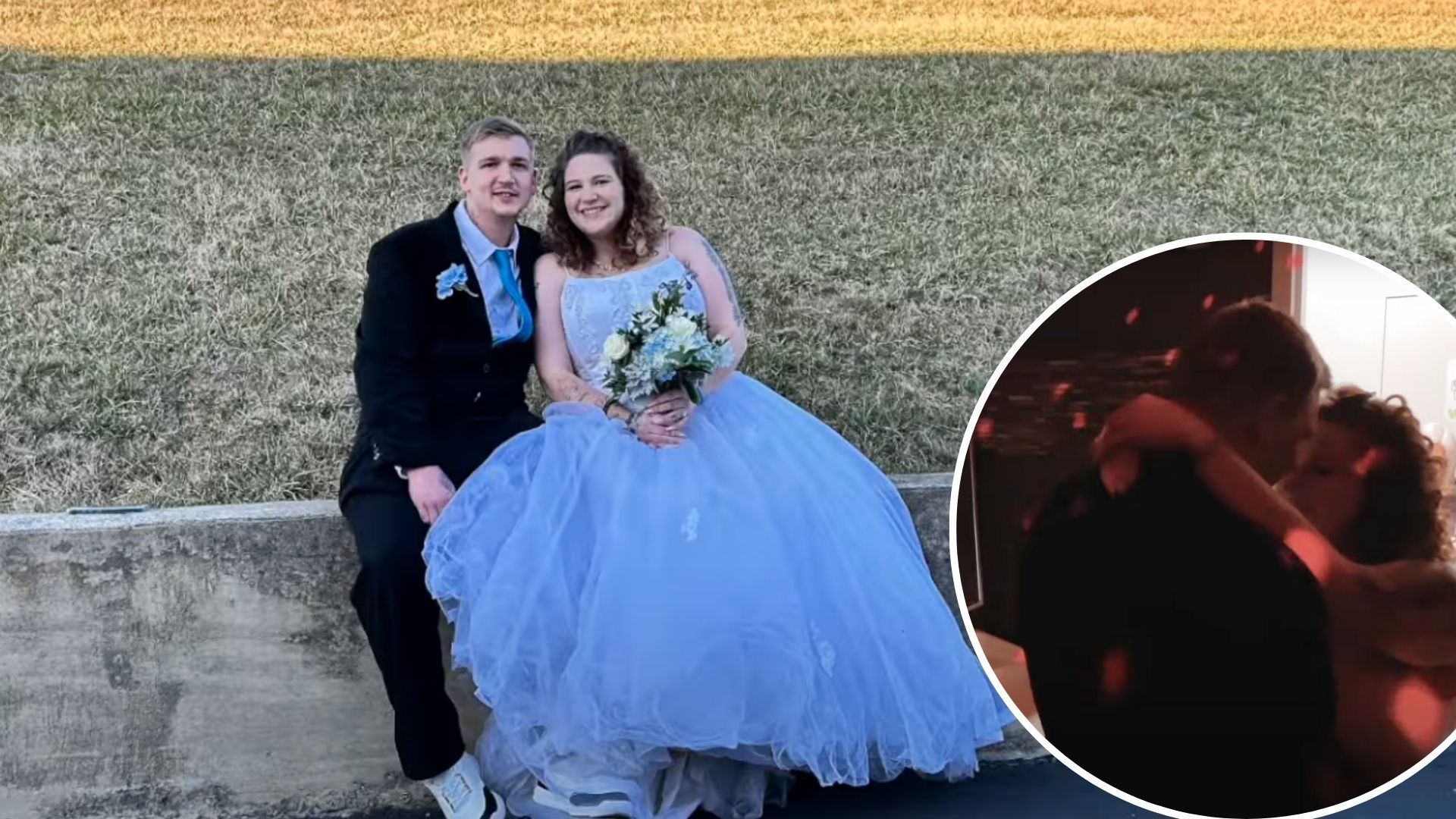 Пара устроила свадьбу в туалете заправки – видео с празднования Пара устроила свадьбу в туалете заправки – видео с празднования