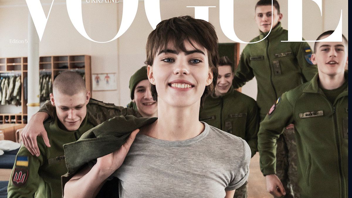 Vogue выпустил обложку о войне Vogue выпустил обложку о войне