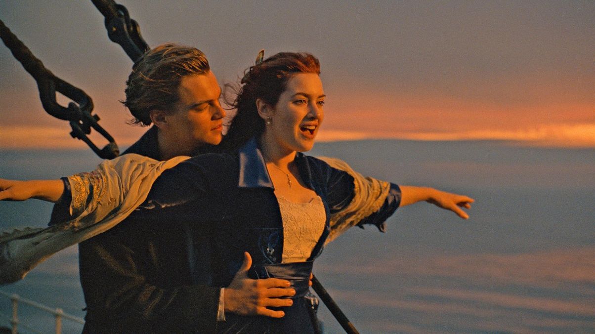 Роуз и Джек из фильма Титаник