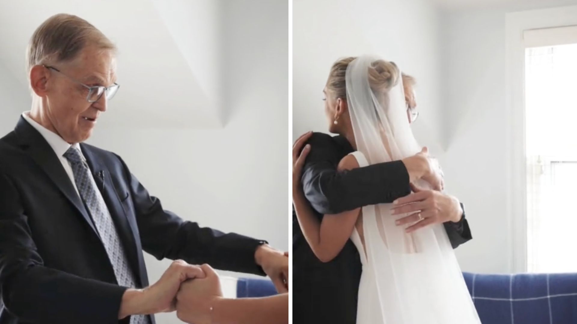 Отец сказал дочери, что она вторая самая красивая невеста, которую он видел - видео Отец сказал дочери, что она вторая самая красивая невеста, которую он видел - видео