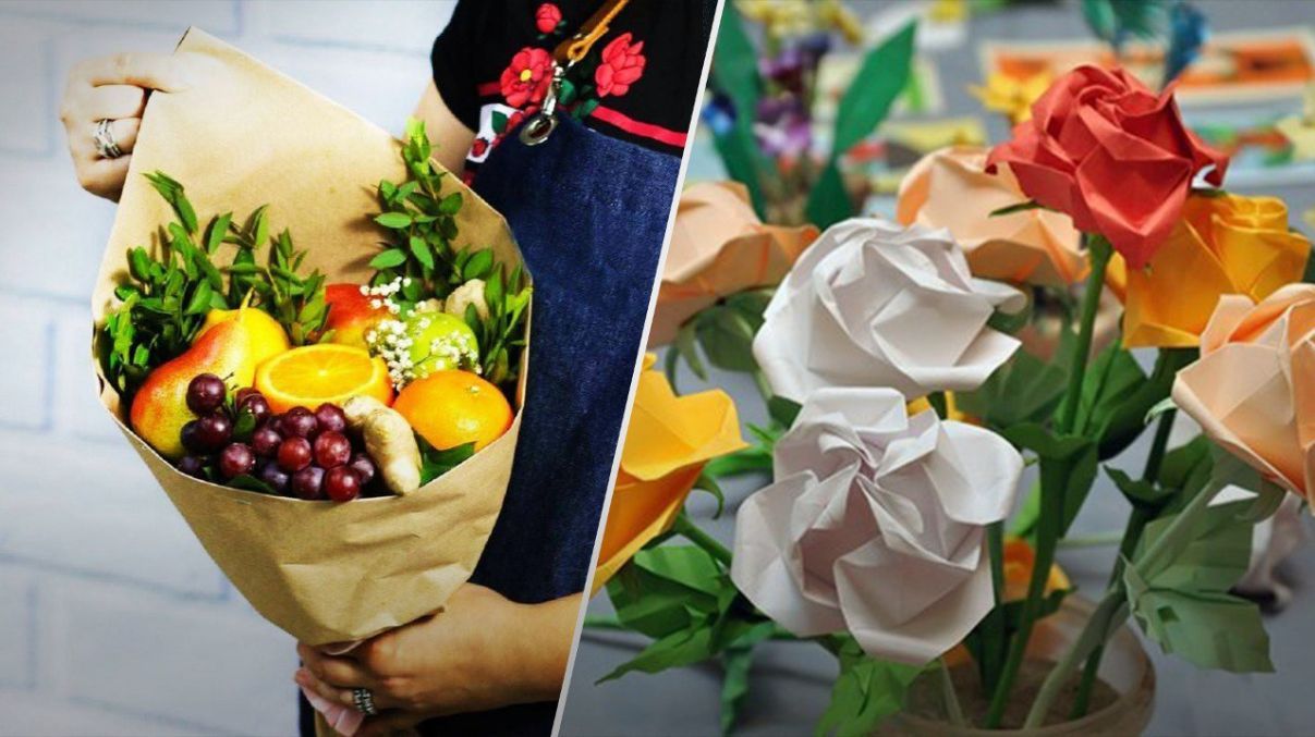 Оригінальні букети на 8 березня Оригінальні букети на 8 березня