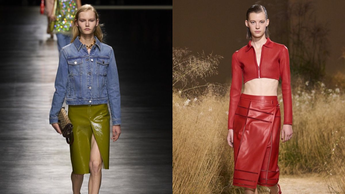 Трендовые юбки весны 2024 года Трендовые юбки весны 2024 года