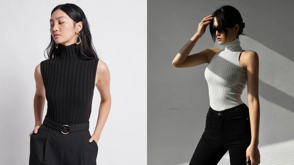 Трендовый топ с горловиной Трендовый топ с горловиной