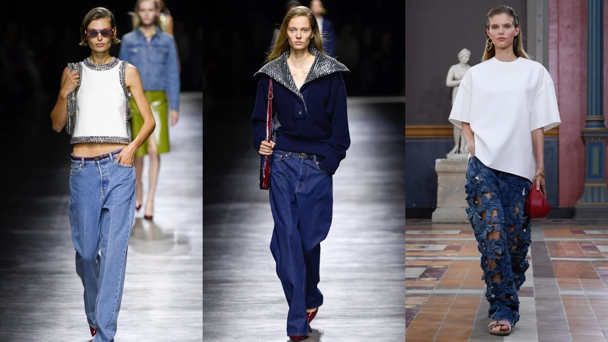 Трендовые джинсы весны на 2024 год Трендовые джинсы весны на 2024 год