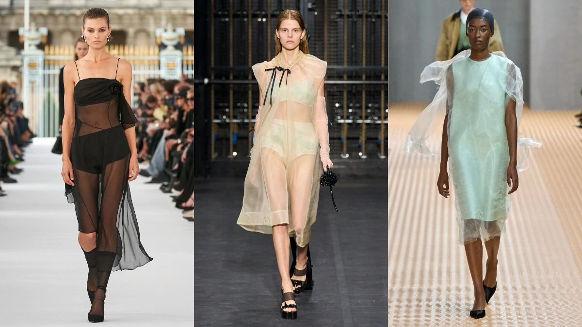 Трендові прозорі сукні на 2024 рік