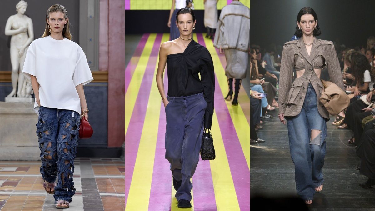 Трендовые джинсы 2024 года Трендовые джинсы 2024 года