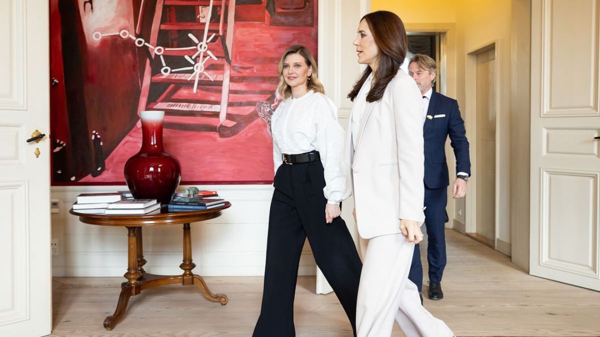 Елена Щеленская с королевой Дании Елена Щеленская с королевой Дании