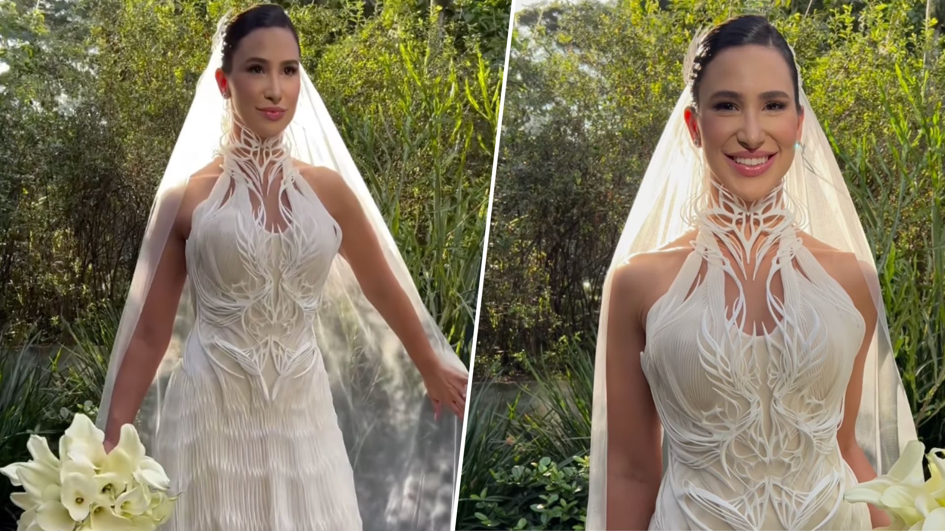 Весільна сукня на 3D-принтері - наречена вийшла заміж в розкішному вбранні